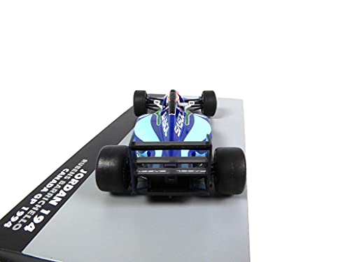 OPO 10 - Coche de Fórmula 1 1/43 Compatible con Jordan 194# 14 Rubens Barrichello Canada GP F1 1994 (721)