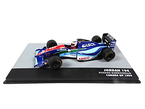 OPO 10 - Coche de Fórmula 1 1/43 Compatible con Jordan 194# 14 Rubens Barrichello Canada GP F1 1994 (721)