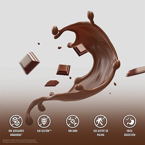 OPTIMAL LIFE Whey Protein Chocolate - Proteina whey pura - Proteina en polvo - Aumenta masa muscular - Colageno + Magnesio - Tonifica y mejora tus entrenamientos