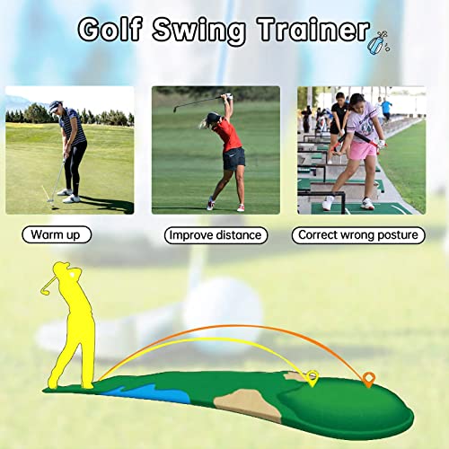 Orrdiffi Ayudas para el Entrenamiento de Swing de Golf Entrenador de Movimiento Giratorio Corrector De Codo De Golf Spinner Swing Trainer Golf Balancearse Entrenador Golf Swing Training Aids