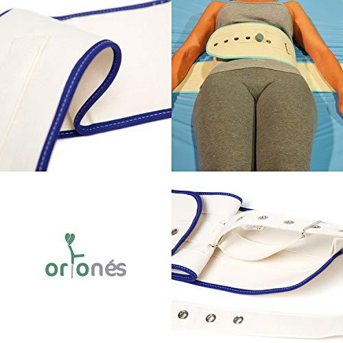 ORTONES | Cinturón Abdominal de Sujeción a Cama con Cierre Magnético | Talla Única