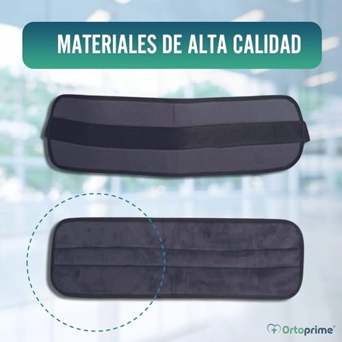 OrtoPrime Cinturón Abdominal de Seguridad Confort para Silla de Ruedas o Silla Geriátrica - Alta Protección Anti-Caídas (Talla Universal Ajustable)