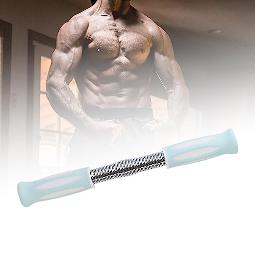 Oshhni Spring Bar Entrenamiento de Fuerza Heavy Duty Chest Builder Hand Gripper Chest Expander Upper Body Ejercicio para bíceps Muscle Pulling, Azul