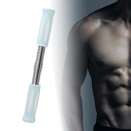 Oshhni Spring Bar Entrenamiento de Fuerza Heavy Duty Chest Builder Hand Gripper Chest Expander Upper Body Ejercicio para bíceps Muscle Pulling, Azul