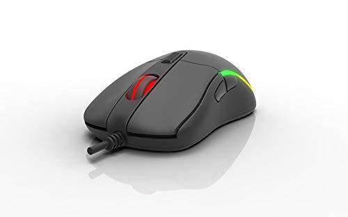 Ozone Raton Gaming Neon X40 -OZNEONX40- Raton para Gamers competitivos,Sensor Optico PMW 3330, Iluminación RGB, dpi 7200, Software Personalizable, Negro