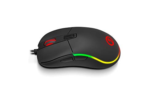 Ozone Raton Gaming Neon X40 -OZNEONX40- Raton para Gamers competitivos,Sensor Optico PMW 3330, Iluminación RGB, dpi 7200, Software Personalizable, Negro