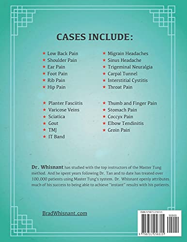 Pain Case Studies With Distal Acupuncture: Emphasis Master Tung and Dr. Tan Concepts