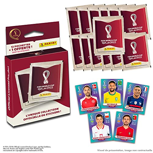 Panini FIFA World Cup Qatar 2022 - Blister 12 fundas + 1 regalo 004286KBF13