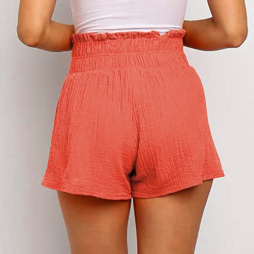 Pantalones cortos casuales y cómodos de verano para mujer, con bolsillos, pantalones cortos deportivos de pierna ancha para mujer, pantalones cortos de correr, pantalones cortos de yoga para mujer,