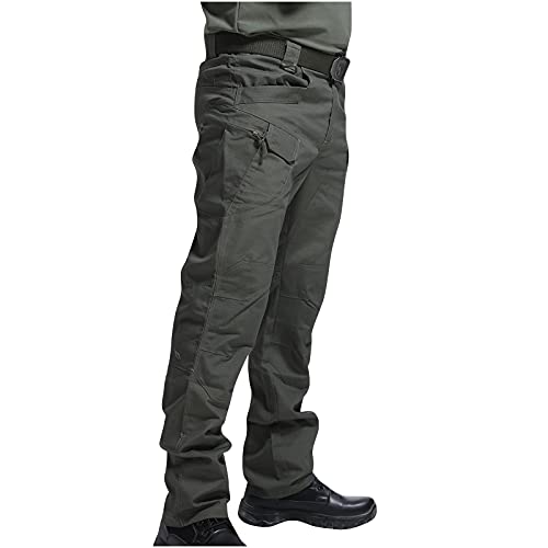 Pantalones tácticos 2021 Pantalones Largos Multibolsillos para Hombre, Talla Grande, Pantalones Casuales Deportivos, Pantalón Suelto Informal para Otoño e Invierno, Fitness Gym Trekking