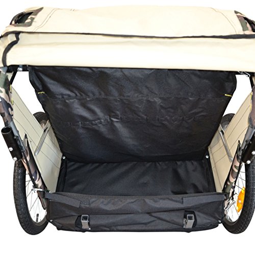 Papilioshop Leon Remolque Carrito para el Transporte de 1 2 niños (Rojo)