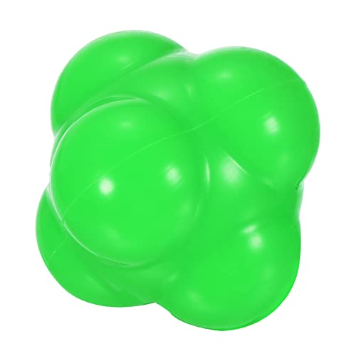 PATIKIL Rebote Reacción Pelotas, Coordinación Entrenamiento Pelota Agilidad Entrenador Silicona para Velocidad Reflejos, Verde