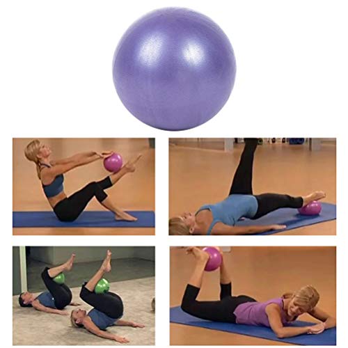 Pelota de Ejercicios, 25 cm Ejercicio Pilates Balance Gimnasia Ejercicio Fitness Ball, Soft Gym Pilates Over Ball Anti Burst Yoga Bola de parto suizo, para Yoga, Pilates, Fitness, Embarazo, Mejora el