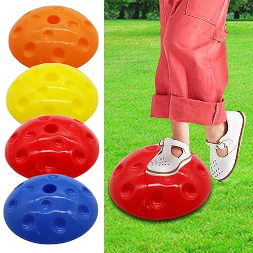 Pelota de equilibrio para niños, juguete de media bola para ejercicio, equilibrio y coordinación, para interiores y exteriores, divertido juego