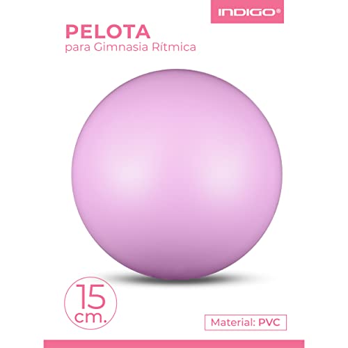 Pelota de Gimnasia Rítmica de PVC 300 g DRUNA 15 cm Púrpura