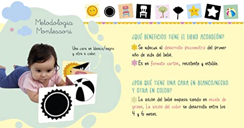 Pequeñas croquetas (Pequeñas manitas): Mi primer libro acordeón Montessori