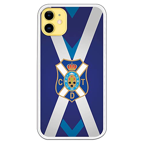 Personalaizer Funda Original Compatible con iPhone 11 - Club Deportivo Tenerife Escudo 2 Equipación