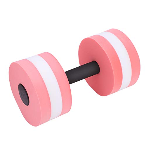 Pesa de gimnasia con flotador de agua de 1 par, pesa de gimnasia para entrenamiento de fuerza para deportes acuáticos(Rojo) Dumbbell Entrenamiento De Fuerza Dumbbell Entrenamiento De Fuerza