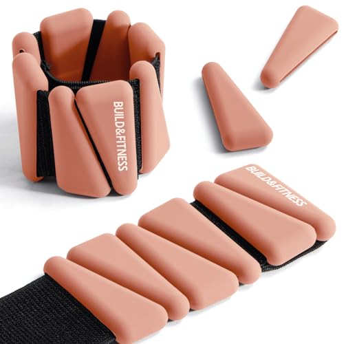 Pesas de muñeca y tobillo, bandas ajustables para entrenamientos de mujeres y hombres, juego de 2, 1 kg y 2 kg, Para trotar, caminar, yoga, baile, pilates, aeróbic, entrenamiento de fuerza