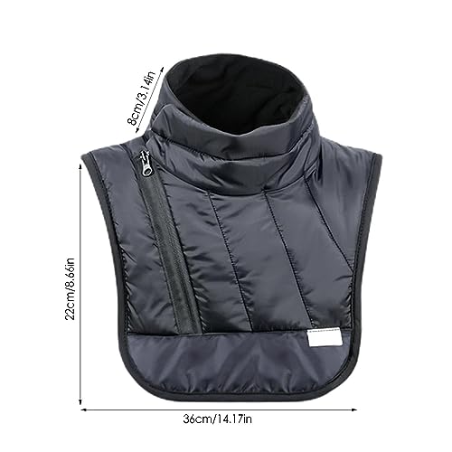 PHASZ Calentador de cuello y pecho, calentador de cuello para hombros, calentador de cuello, protector térmico para cuello calentado para actividades al aire libre de invierno, calentador de cuello