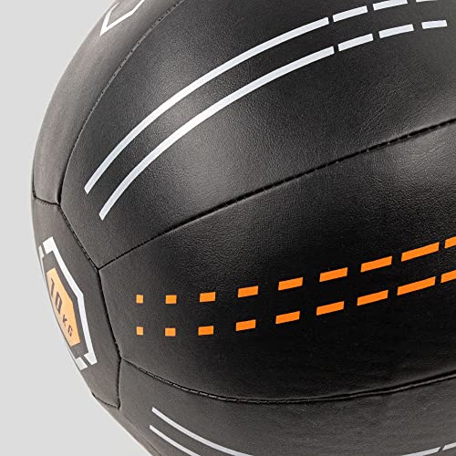 Phoenix Fitness Balón de pared – Heavy Duty Slam Ball para fortalecer los músculos centrales y entrenamiento HIIT – ideal para el hogar, gimnasio, boxeo, estudio – Peso: 10 kg