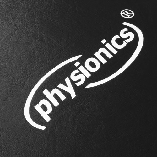 Physionics® Banco Plano de Musculación - 118 x 53 x 46 cm, Carga máx. 200 kg, de Acero - Banco de Pesas, de Entrenamiento, de Ejercicios