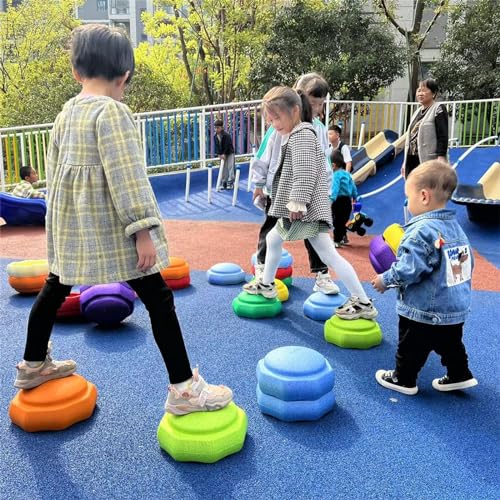 Piedra de equilibrio antideslizante para niños, equipo de fitness para niños promueve la coordinación del equilibrio