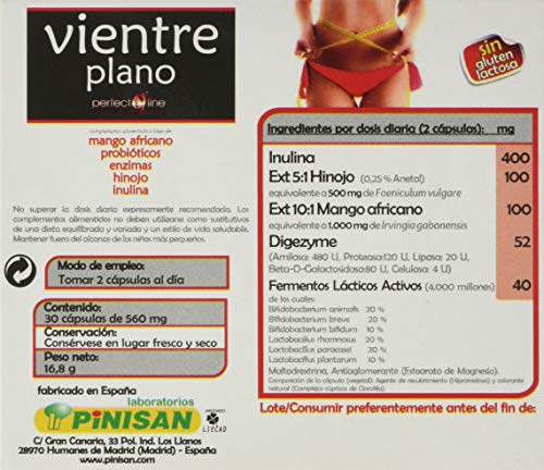 Pinisan Complemento Alimenticio Vientre plano - 30 gr