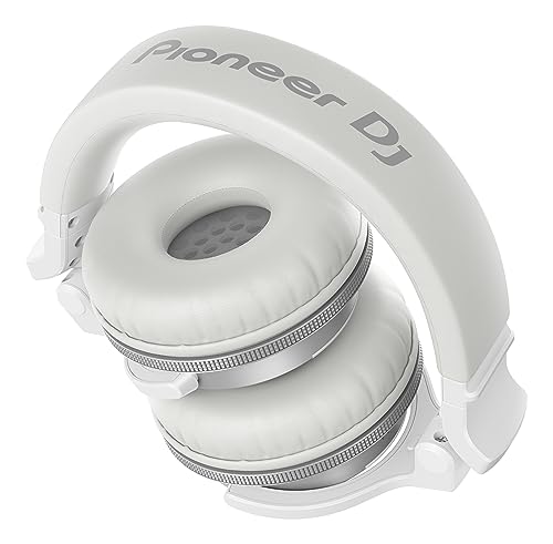 Pioneer DJ HDJ-CUE1BT-W, DJ Auriculares con Bluetooth, Blanco