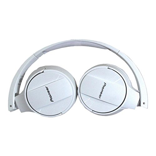 Pioneer SE-MJ553BT-W - Auriculares inalámbricos Bluetooth externos para smartphones Android, Windows y Apple, estéreo, con micrófono, 10 Hz a 22000 Hz, Blanco