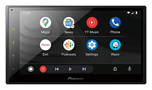 Pioneer SPH-DA160DAB - Reproductor Multimedia 2-DIN con Pantalla táctil de 6,8”, Bluetooth, Radio Digital Dab/Dab+, GEQ de 13 Bandas, Aplicaciones compatibles como Apple CarPlay, Android Auto