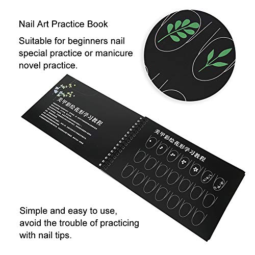 Plantillas Prácticas Uñas Plantilla De Práctica De Arte De Uñas + Múltiples Patrones Para Principiantes Práctica Especial De Uñas O Práctica Novedosa De Manicura, Simple Y Fácil De Usar, Ahorro