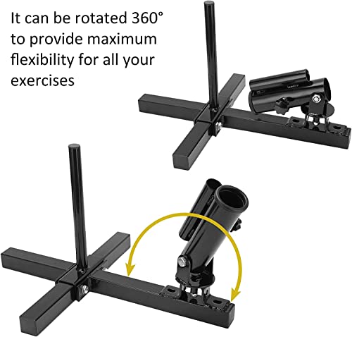 Plataforma T Bar Row para postales,Morwealth terrestres de fitness, con válvula de regulación estable para pesas de 25 mm, 50 mm, barra en T de remo, barra de entrenamiento de núcleo (T-Bar X)