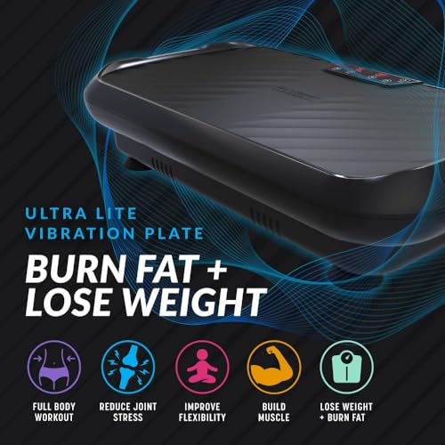 Plataforma Vibratoria Ultralite de Bluefin / Plataforma Vibratoria Máquina de Ejercicios para el Drenaje Linfático / Plataforma Vibratoria Máquina de Ejercicios / Máquina Plataforma Vibratoria