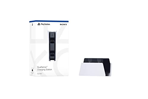 Playstation - Charging Station para Dualsense y Dualsense Edge | Estación de Carga Original de Sony - Carga Hasta 2 Mandos y Mantén tus Puertos USB Libres - Color Blanco y Negro