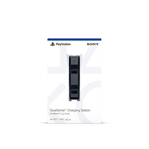 Playstation - Charging Station para Dualsense y Dualsense Edge | Estación de Carga Original de Sony - Carga Hasta 2 Mandos y Mantén tus Puertos USB Libres - Color Blanco y Negro