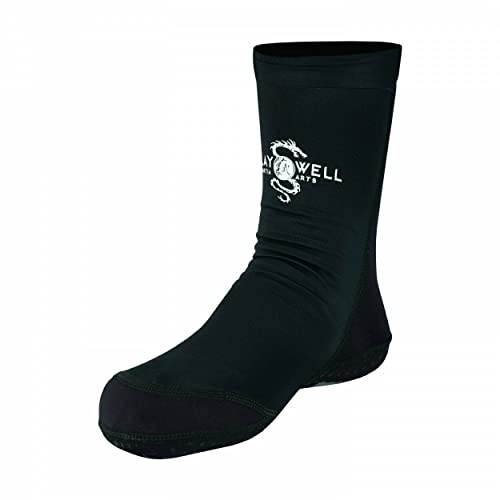 Playwell Artes marciales/MMA School Tatami Indoor Mat Grappling Foot Calcetines - Negro/Negro - NUEVO