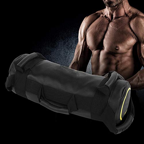 Power Bag Sandbag Cuero de PU para Principiantes Peso Muerto Se Pone en Cuclillas Entrenamientos Avanzados(10 kg)