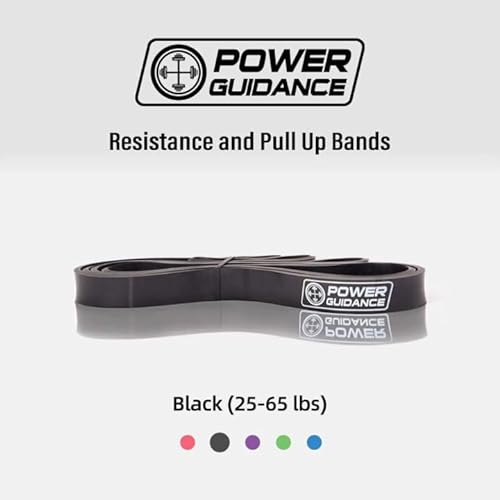 POWER GUIDANCE Bandas elásticas de resistencia - Pull Up ejercicio de la aptitud del entrenamiento Bandas Aparatos de gimnasia Inicio,Para yoga,pilates o rehabilitación -Mayor fuerza y movilidad- 101% Látex natural