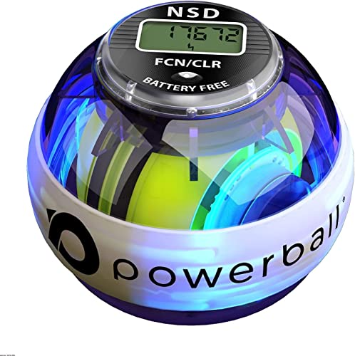 Powerball NSD 280Hz Autostart Ejercitador de Brazo, y Fortalecedor de Antebrazos, Mano y Muñeca, Negro (Pro Fusion)