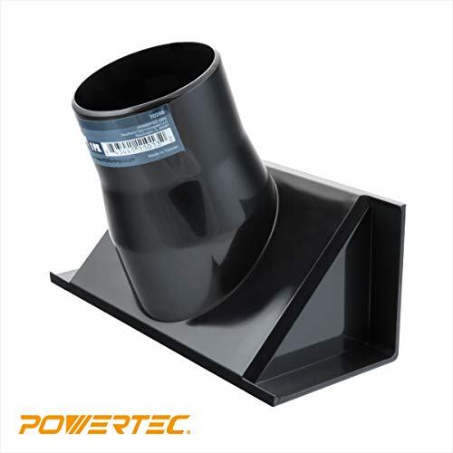 POWERTEC 70288 Router Table Dust Port - Manguera de recogida de polvo Conector de 2-1/2"