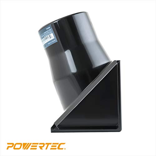 POWERTEC 70288 Router Table Dust Port - Manguera de recogida de polvo Conector de 2-1/2"