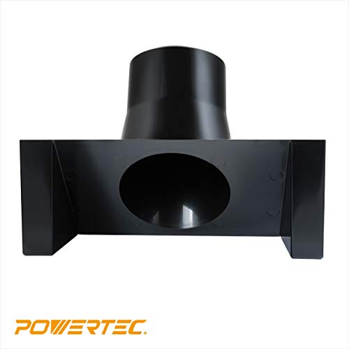 POWERTEC 70288 Router Table Dust Port - Manguera de recogida de polvo Conector de 2-1/2"