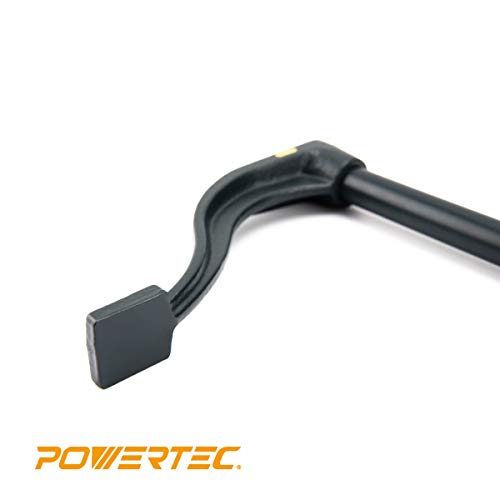 POWERTEC 71096 - Abrazaderas para banco de trabajo de 16-1/2 pulgadas, abrazaderas de sujeción para agujero de perro de banco de 15/16 pulgadas, 1 paquete