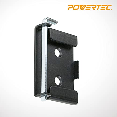 POWERTEC 71132V Placas de ruedas de banco de trabajo de liberación rápida, paquete de 4