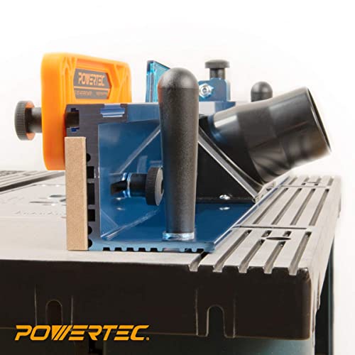 POWERTEC 71536 Deluxe Router Table Fence System 3-3/8" Tall 24" Long