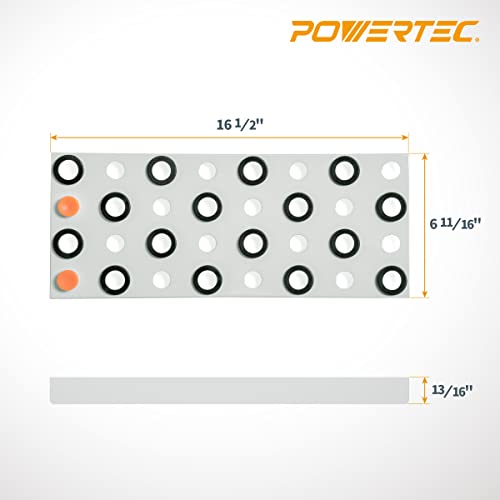 POWERTEC 75050 Kit de panel de mesa descendente, paquete de 4