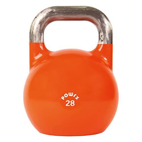 POWRX Kettlebell Pesa Rusa Competición 4-28 kg + PDF Workout (28 kg)