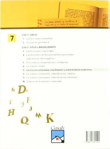 Prácticas de sintaxis 7. La oración compuesta: coordinación y subordianción sustantiva (Cuadernos ESO) - 9788421821404