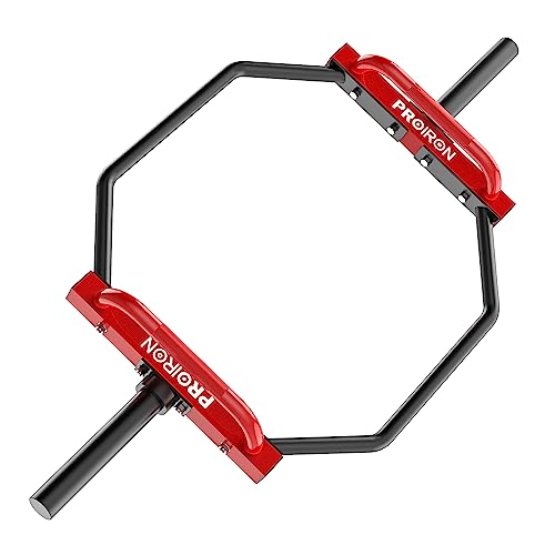 PROIRON Barra Hexagonal, Hex Bar, Peso Muerto, Barra para Pesas, Deadlift Bar, MAX 250 kg del tubo 50 mm